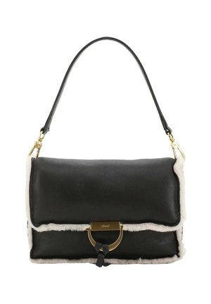 Sac à main - dark brown   white