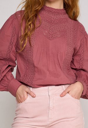 Bluse - mottled pink