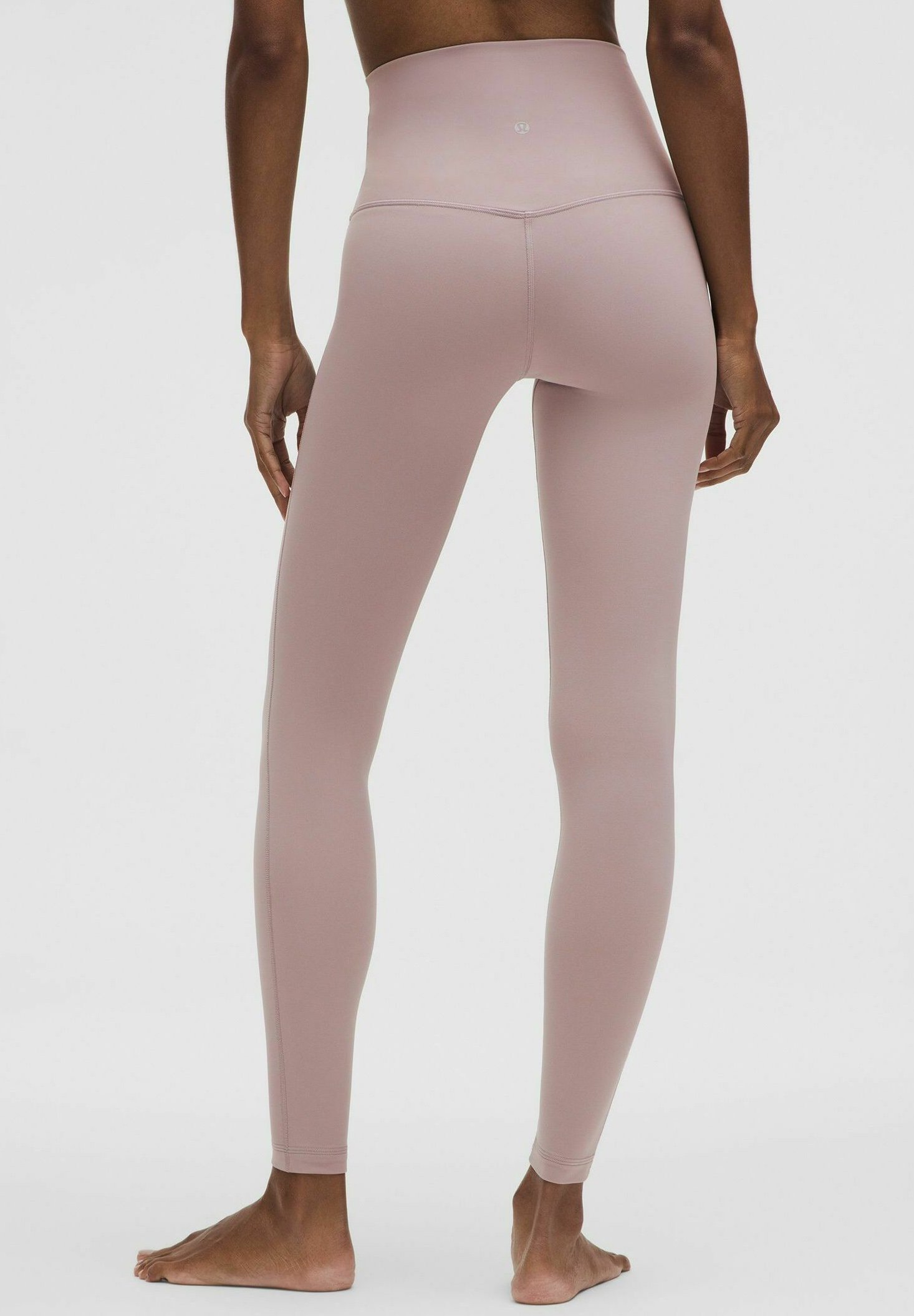 【美品】Lululemon Align リブ　セットアップ 　くすみピンク 美品】Lululemon Align リブ セットアップ くすみピンク
