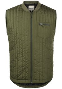 BHSTANLO - Vest - dusty olive