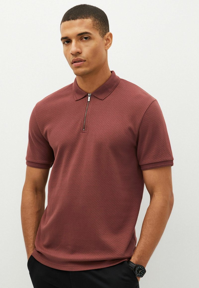 Next TEXTURED - Poloshirts - brown