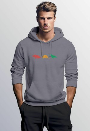 Neverless FASHION STREETSTYLE - Kapuzenpullover - convoy grey