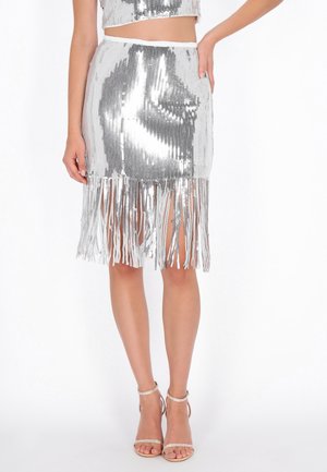 Ceruzaszoknya - silver