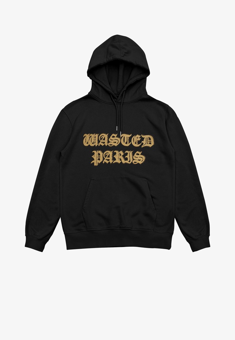 Wasted Paris Jersey con capucha - black