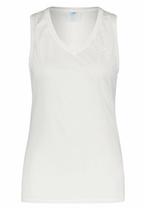 V-NECK SINGLET ACTIVE - Maglietta intima - weiss