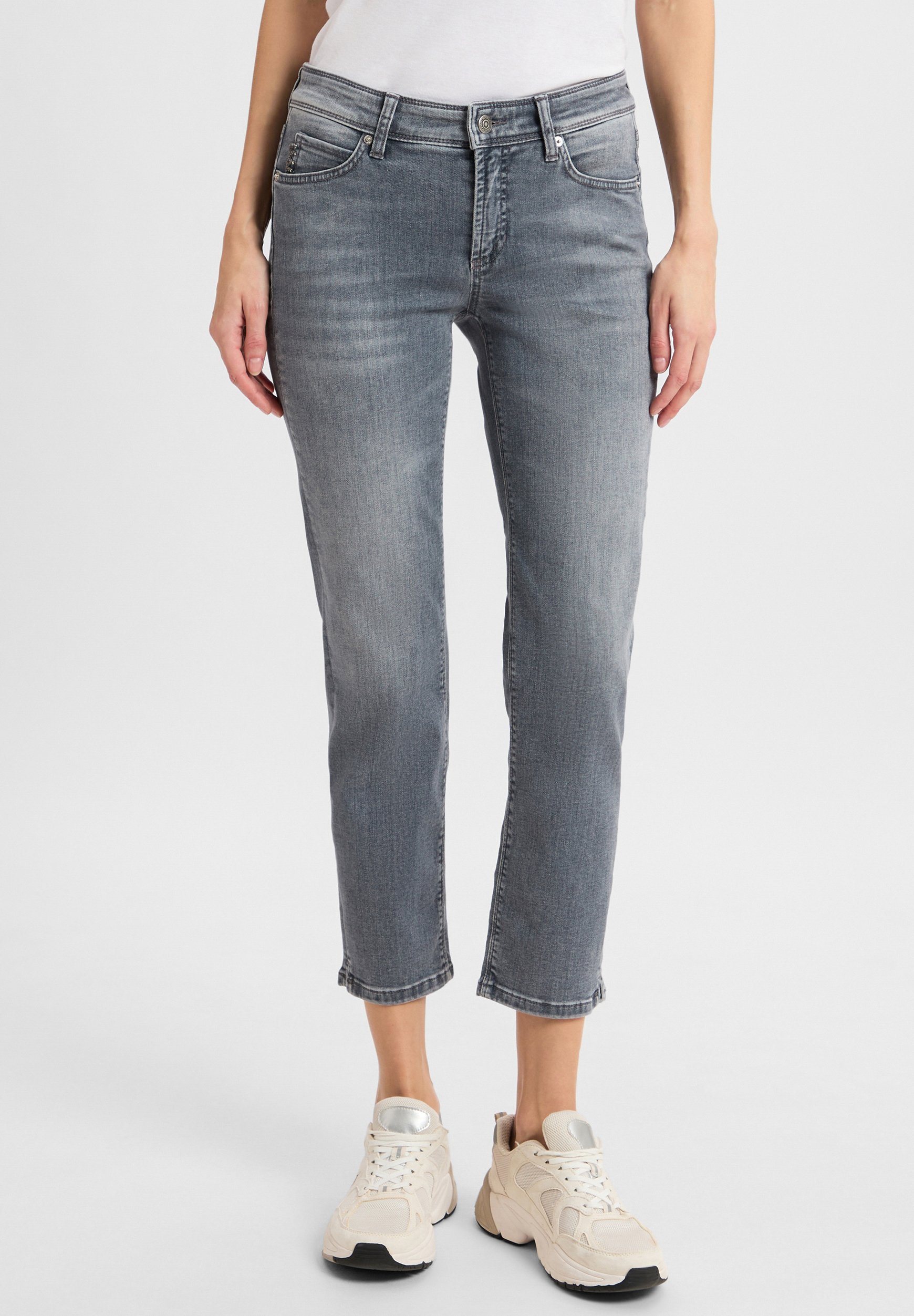 Jean Slim Fit Gris Cambio Taille 38 - Occasion Très Bon état, Stretch Confortable