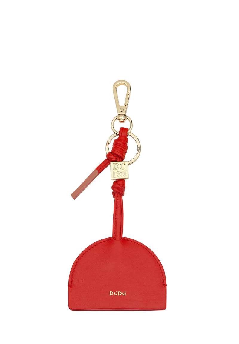 DUDU MIT KARABINERHAKEN UND IDEAL ALS GESCHENK - Portachiavi - flammenrot