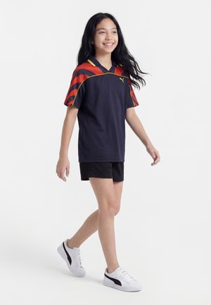 Puma ROAD TO UNITY RELAXED FOOTBALL UNISEX - Μπλουζάκι με στάμπα - new navy