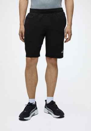 Puma, LOGO SHORTS - Спортни шорти - black