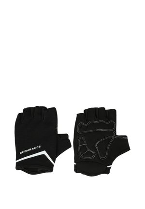 Endurance HALBFINGER KINLEY - Kurzfingerhandschuh - black