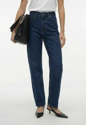 TSYVONNE HOHE TAILLE GESCHNITTEN  - Mom-jeans - medium blue denim