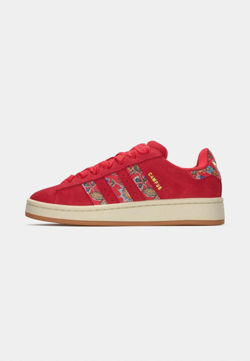 adidas gazelle silver green womens Adidas Womens Campus 00s X Liberty London Semi Lucid Red Cream White G –  Sneaker Junkies