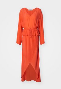PAYTON SLIT DRESS - Maksikleit - coral