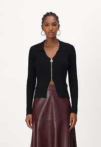 Barbour International MONDALE ZIP UP CARDIGAN - Ζακέτα - black