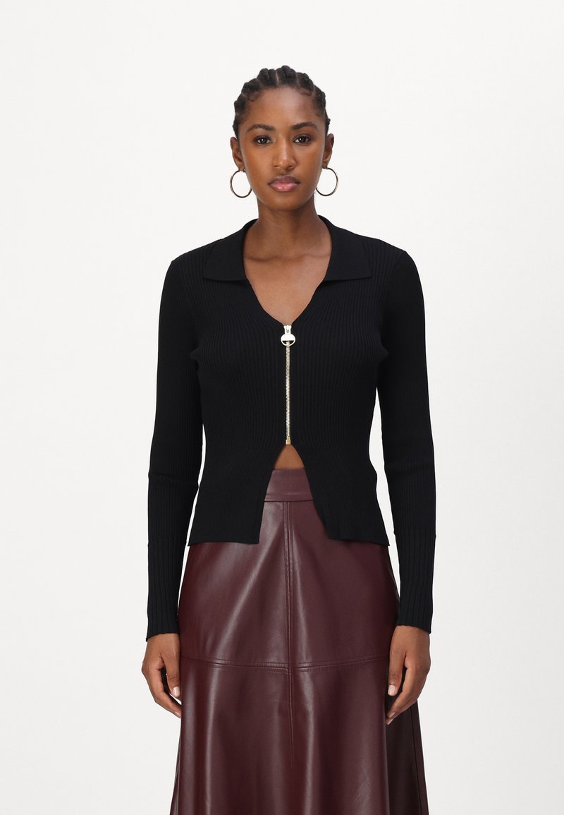 Barbour International MONDALE ZIP UP CARDIGAN - Ζακέτα - black