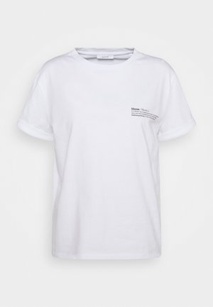 SERZ BLOOM - Triko s potiskem - white