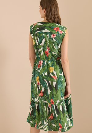 Cecil, MIDI-KLEID MIT FLORALEM MUSTER - Robe de jour - khaki