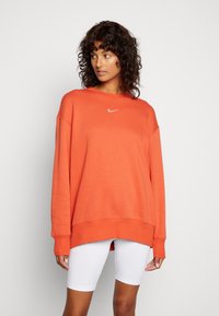 Nike Sportswear CREW - Camisola - mantra orange/oxen brown