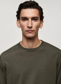 Mango Maglione - dark green