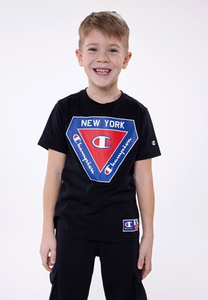 Champion RETRO SPORT CREWNECK UNISEX - T-shirt con stampa - black