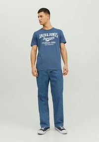 Jack & Jones LOGO - T-shirt imprimé - ensign blue