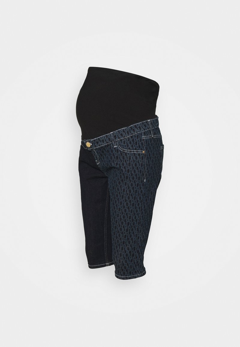 River Island Maternity Jeansshort donkerblauw