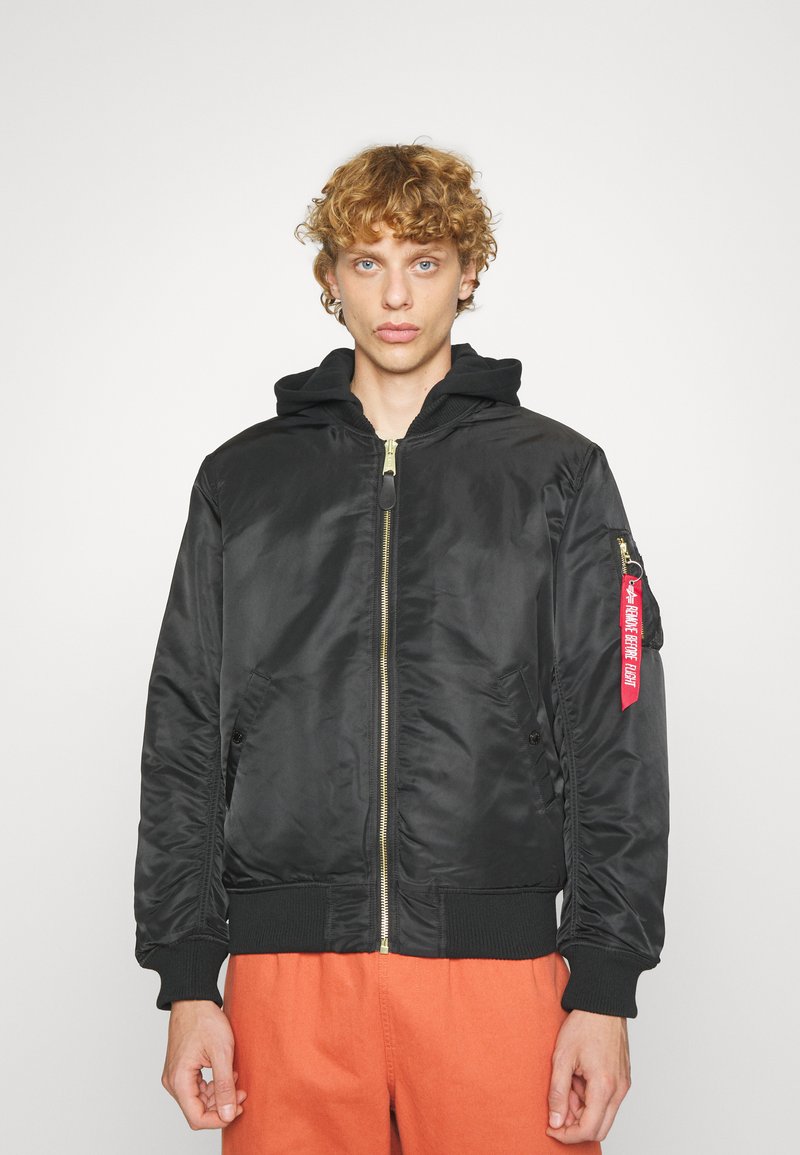 UNFAIR ATHLETICS X ALPHA MA-1 - Chaquetas Bomber - Black/negro