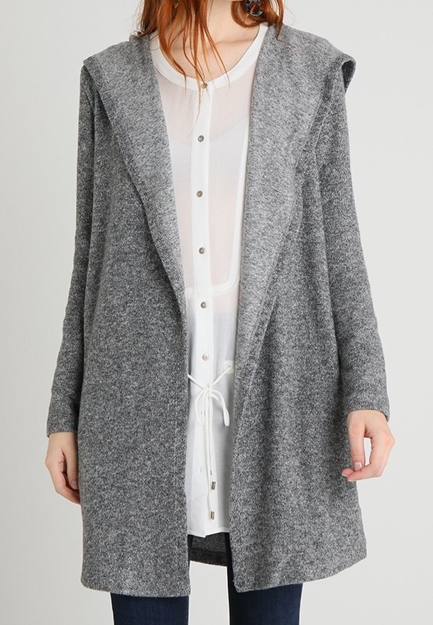 TOM TAILOR Chaqueta de punto - mottled grey