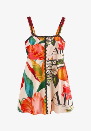 Next, TALL FIT - MINI DRESS . - Vestito casual - red tropical print