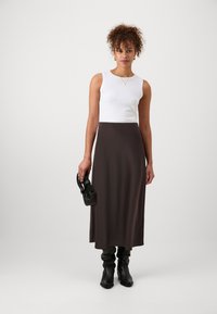 YAS Tall YASPELLA MIDI SKIRT  - A-line skjørt - winetasting