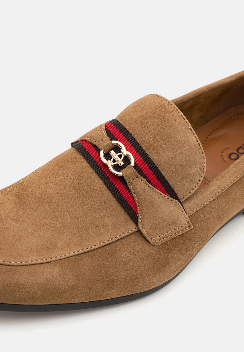 ALDO PILLOW WALK LEOPAUL - Slip-ons - light brown/brown 