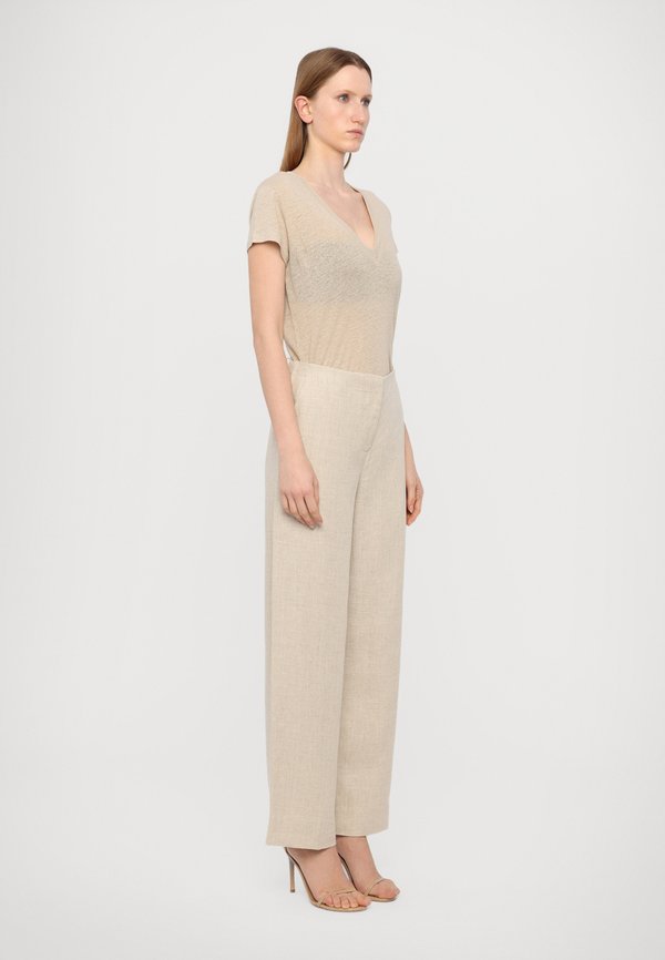 MEAVE TROUSER - Trousers - oatmeal2