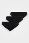 WOMEN MAINLINE BRIEFS 3 PACK - Σλιπ - black
