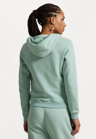 Polo Ralph Lauren ISLAND FLEECE LONG SLEEVE SWEATSHIRT - Camisola com fecho - essex green