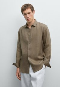 Massimo Dutti - Shirt - khaki Thumbnail Image 1