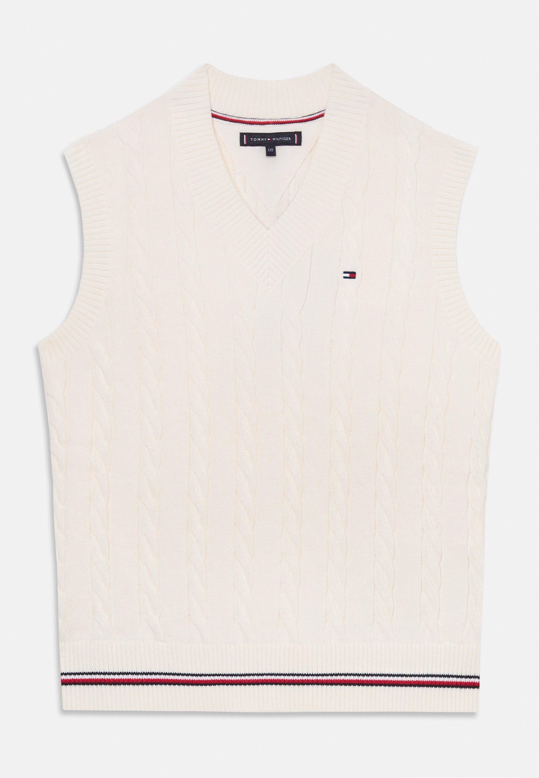 Tommy Hilfiger GLOBAL VEST Bodywarmer ivory/crème
