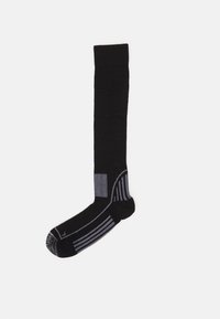 SKI SOCK - Sportsocken - black/grey melange