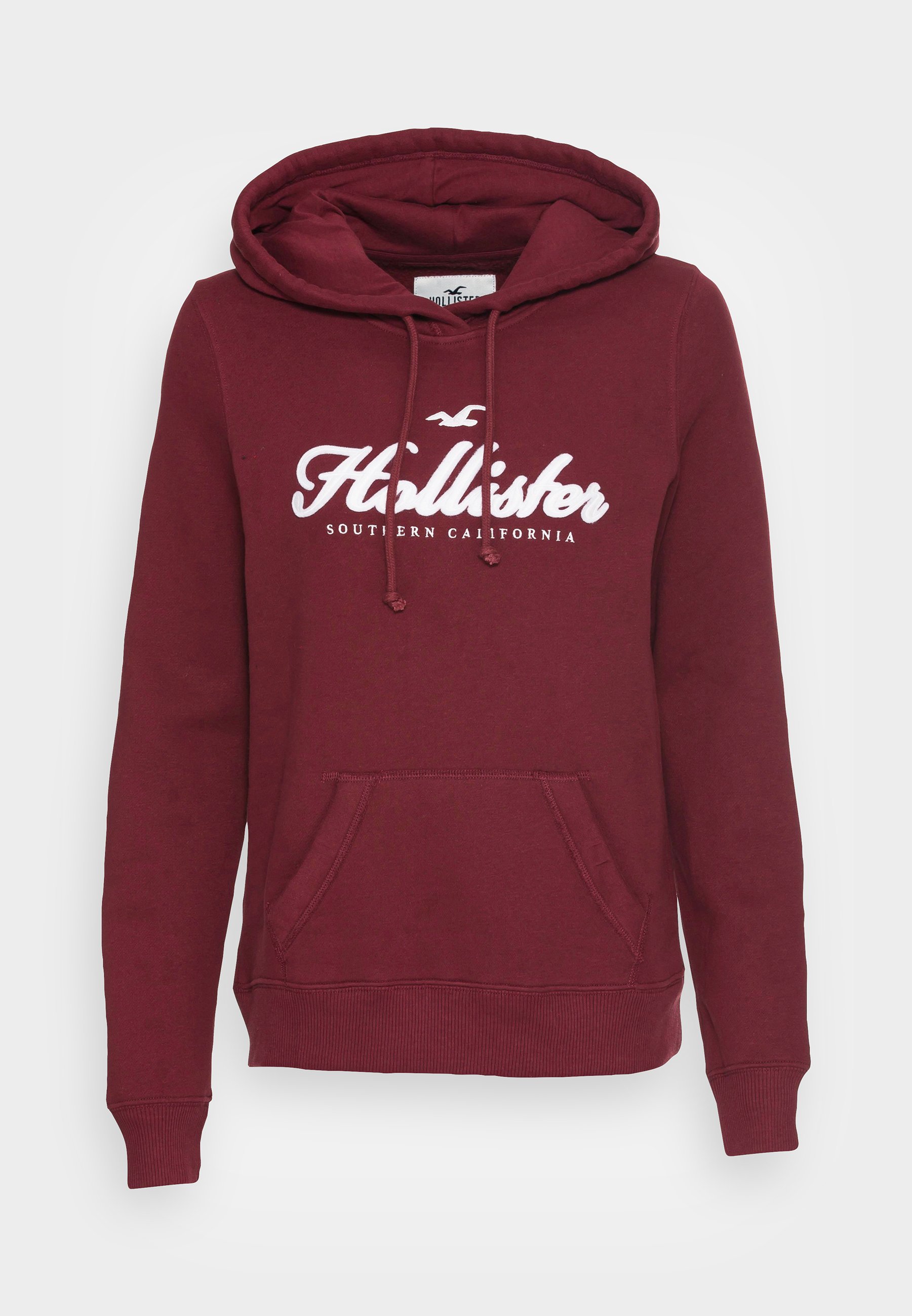 Hollister Co. TECH CORE BURG - Sudadera - zinfandel/rojo oscuro - Zalando.es