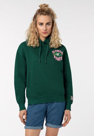 Hoodie - dark-green
