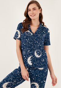 LELA REGULAR FIT - Pizsama szett - indigo