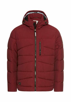 MIT ABNEHMBARER KAPUZE - Winter jacket - amber red