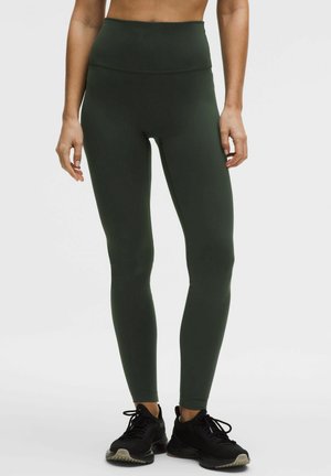 WUNDER TRAIN NO LINE HIGH-RISE   - Leggingek - rainforest green