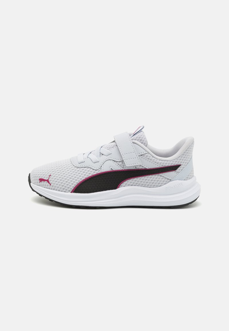 Puma REFLECT LITE UNISEX - Cestná bežecká obuv - silver mist/black/magenta gleam