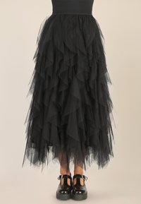Apart Falda acampanada - schwarz