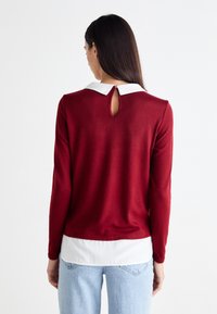 ONLY ONLELCOS SOFT - Pullover - syrah/white