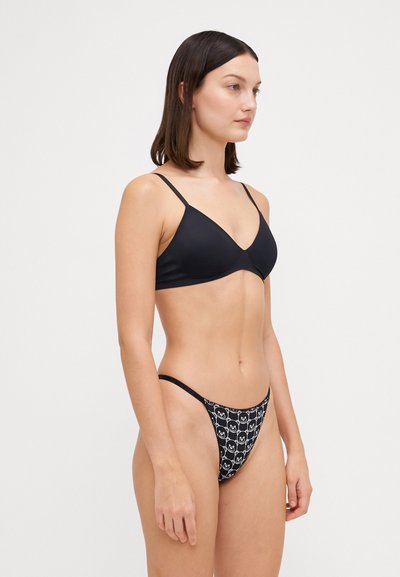 Moschino Underwear PERIZOMA 3 PACK - Tanga - black fantasy