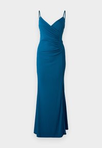 CINDY ROUCHED DRESS - Svečana odjeća - teal blue