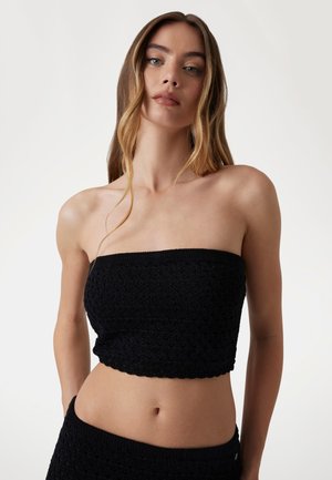 CROP -BANDEAU - Viršus - schwarz
