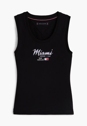 Tommy Hilfiger, TH X CADILLAC FORMULA 1 TEAM MIAMI TANK - Μπλούζα - black