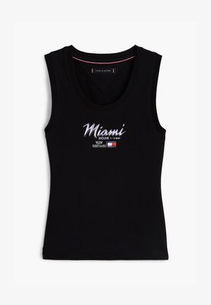 Tommy Hilfiger, TH X CADILLAC FORMULA 1 TEAM MIAMI TANK - Μπλούζα - black